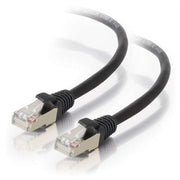 C2G - 28693 10 Feet Cat5e Molded Shielded (STP) Network Patch Cable - Category 5e for Network Device - Connector 1: RJ - Black