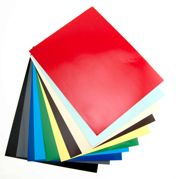 Super Glossy Paper - 96 shts, 6.5"x8.5", 8 ea. Of 12 asst'd colors