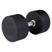 Rubber Round Dumbell 80-100Lb Pairs