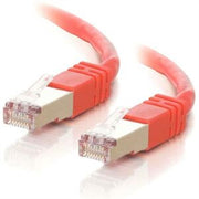 C2G Cat5e Molded Shielded (STP) Network Patch Cable - Patch Cable - 100 Ft - Red