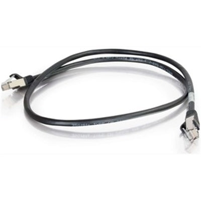 100' Shielded CAT5E Patch Blac