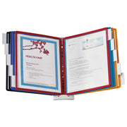 DURABLE Sherpa 10-Panel Wall Reference System - 10 Panels - Support Letter 8.50" x 11" Media - Expandable - Assorted - 1 Each