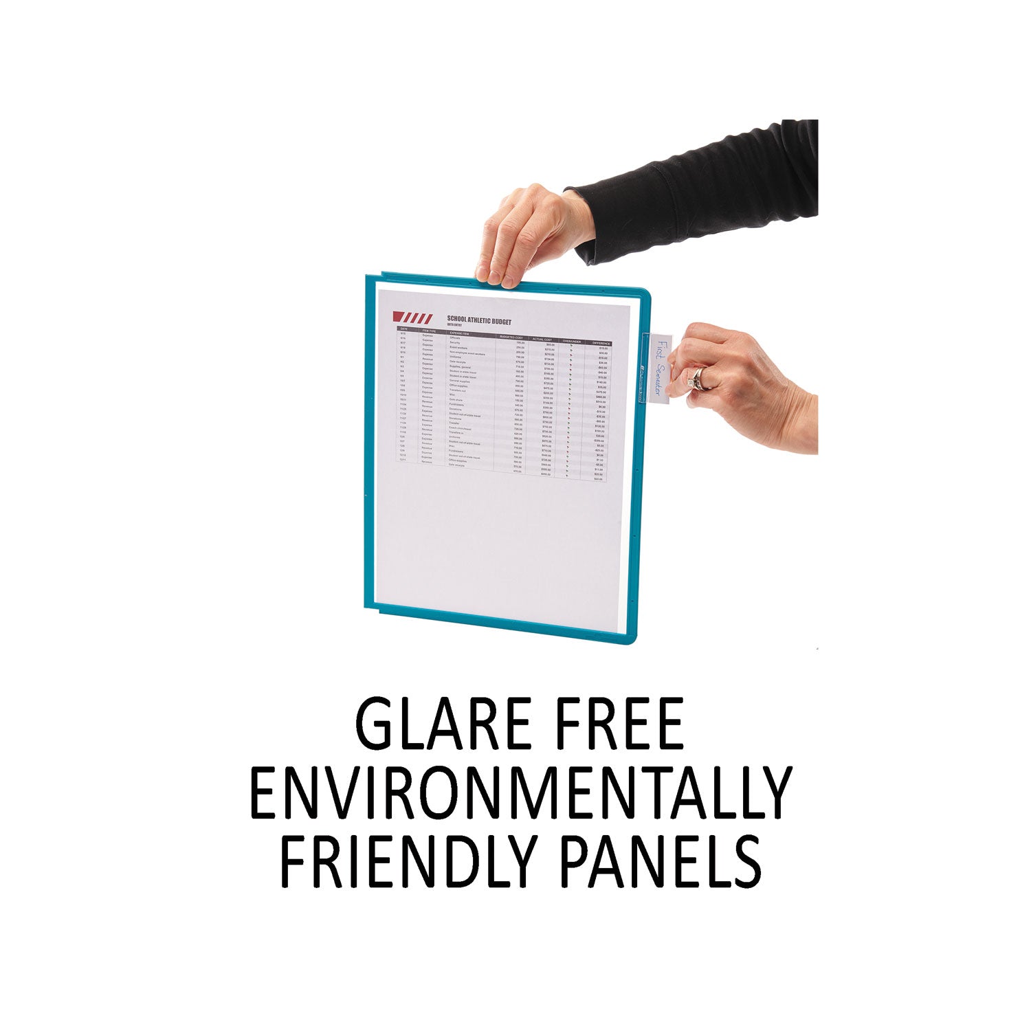 5 Panels - Support Letter 8.50" x 11" Media - Rugged, Tabbed - 1 Each