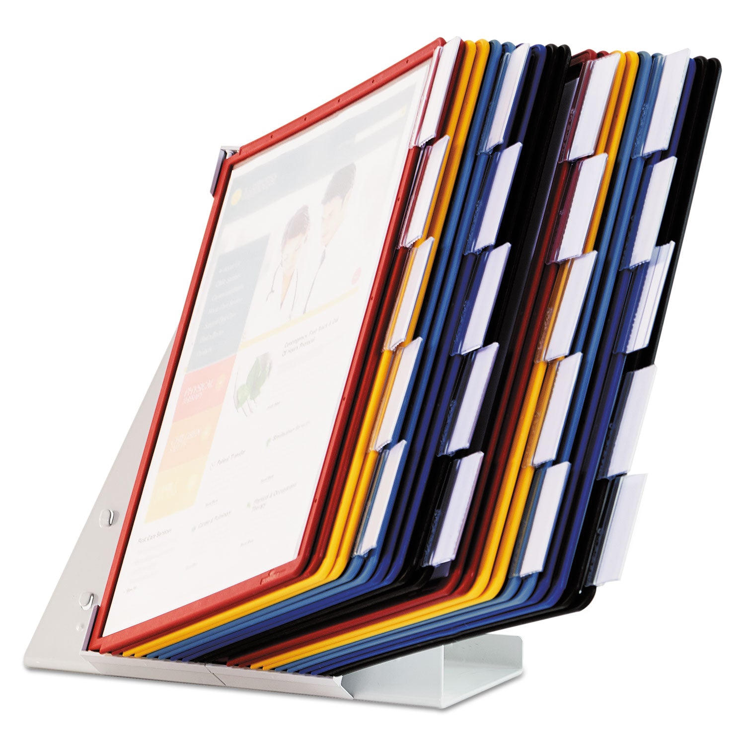 Desktop - 20 Panels - Expandable, Eco-friendly, Adjustable Viewing Angle, Rugged, Heavy Duty - 20 / Box