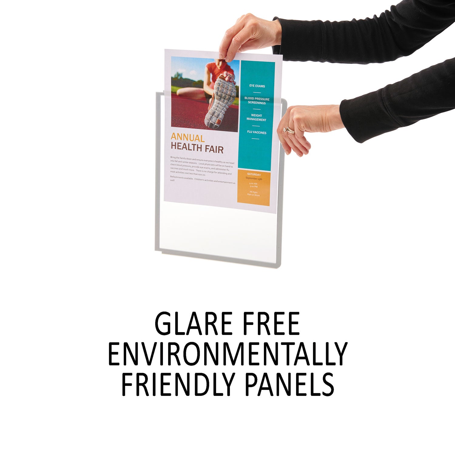 Desktop - 10 Panels - Support Letter 8.50" x 11" Media - Non Expandable - Graphite Smoke - Plastic - 1 Each