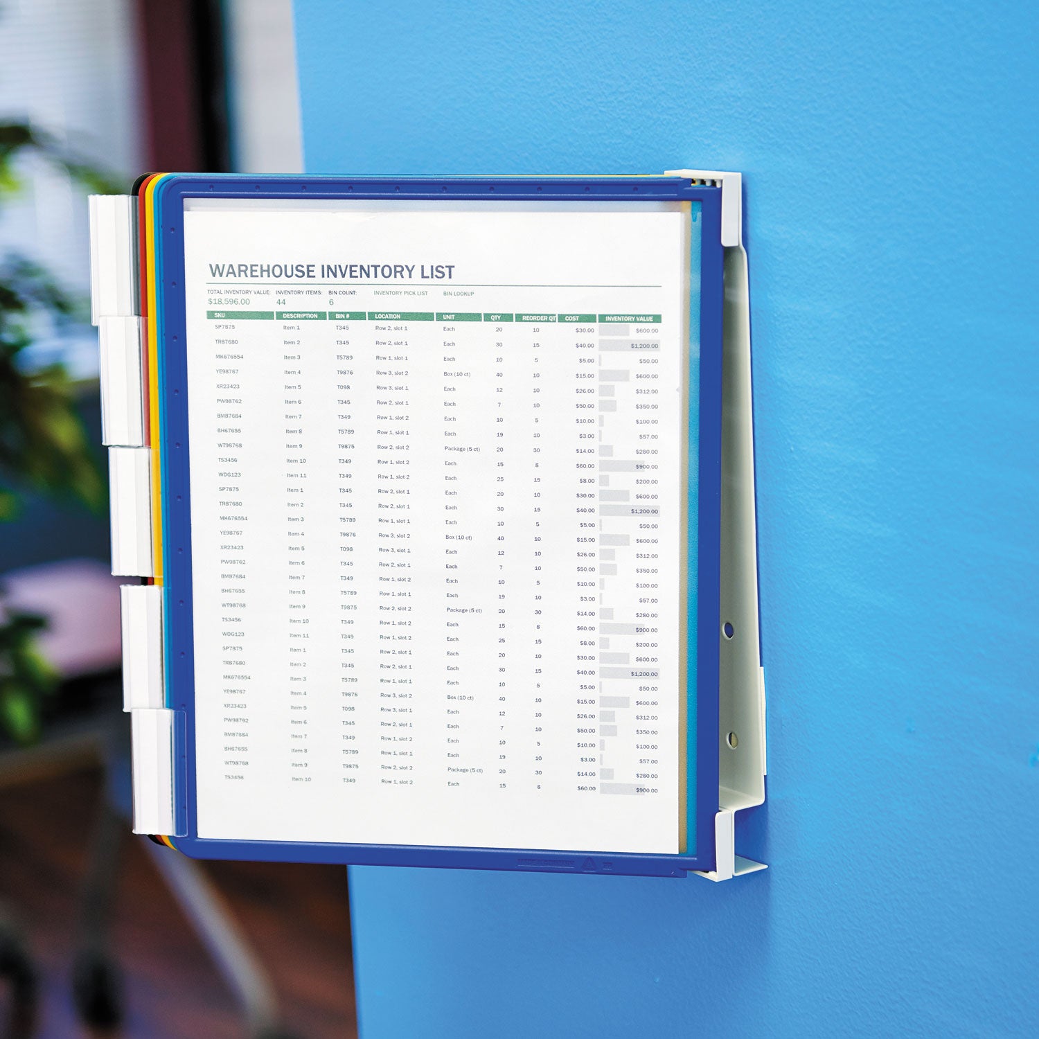 5 Panels - Support Letter 8.50" x 11" Media - Rugged, Tabbed - 1 Each