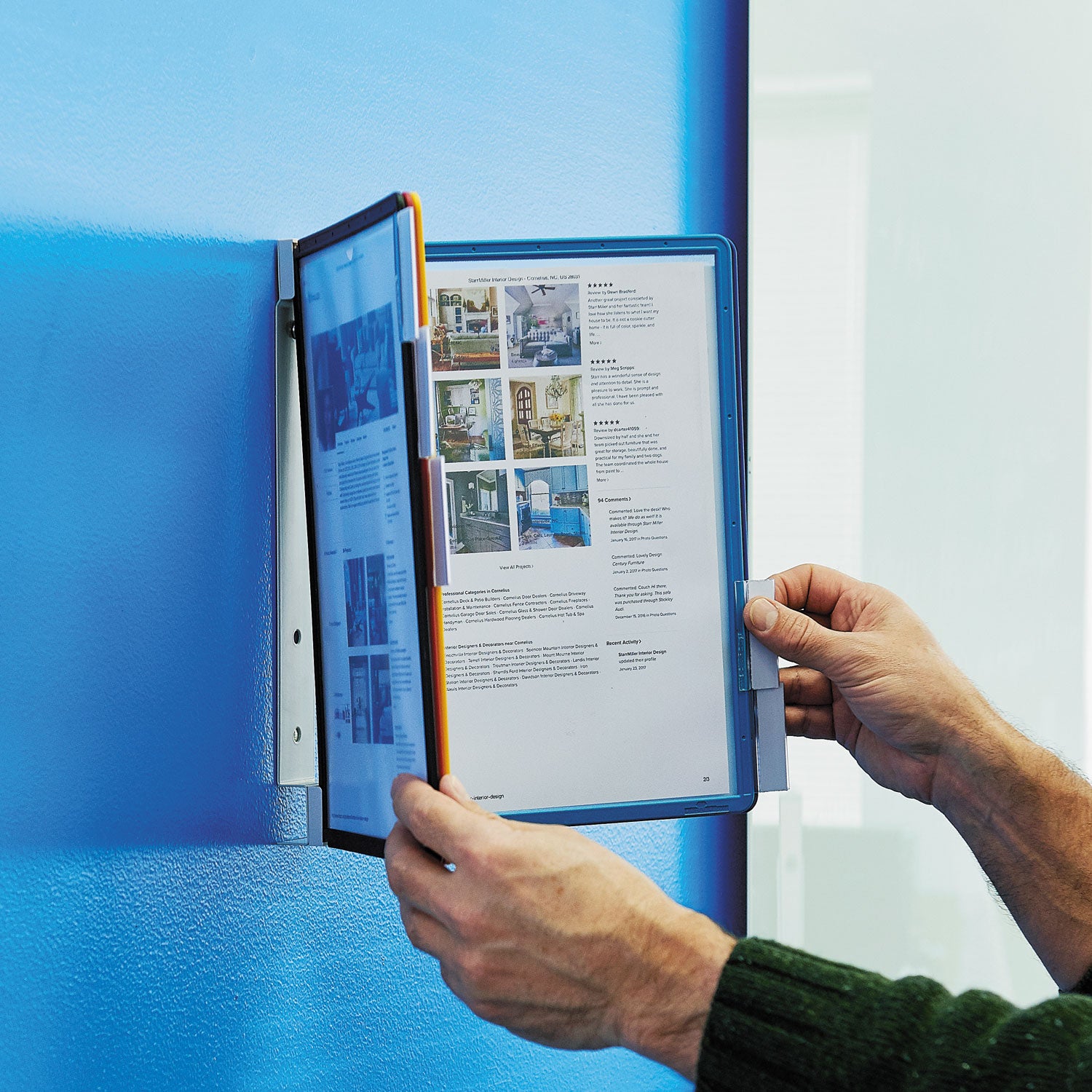 5 Panels - Support Letter 8.50" x 11" Media - Rugged, Tabbed - 1 Each