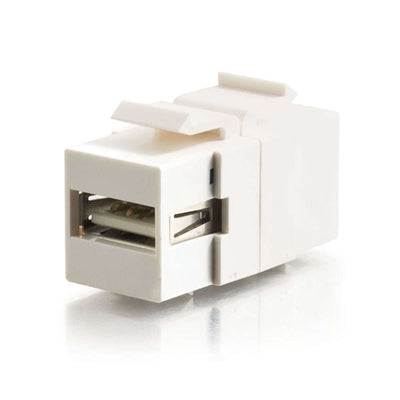 Snapin Usb A B F Keystne White