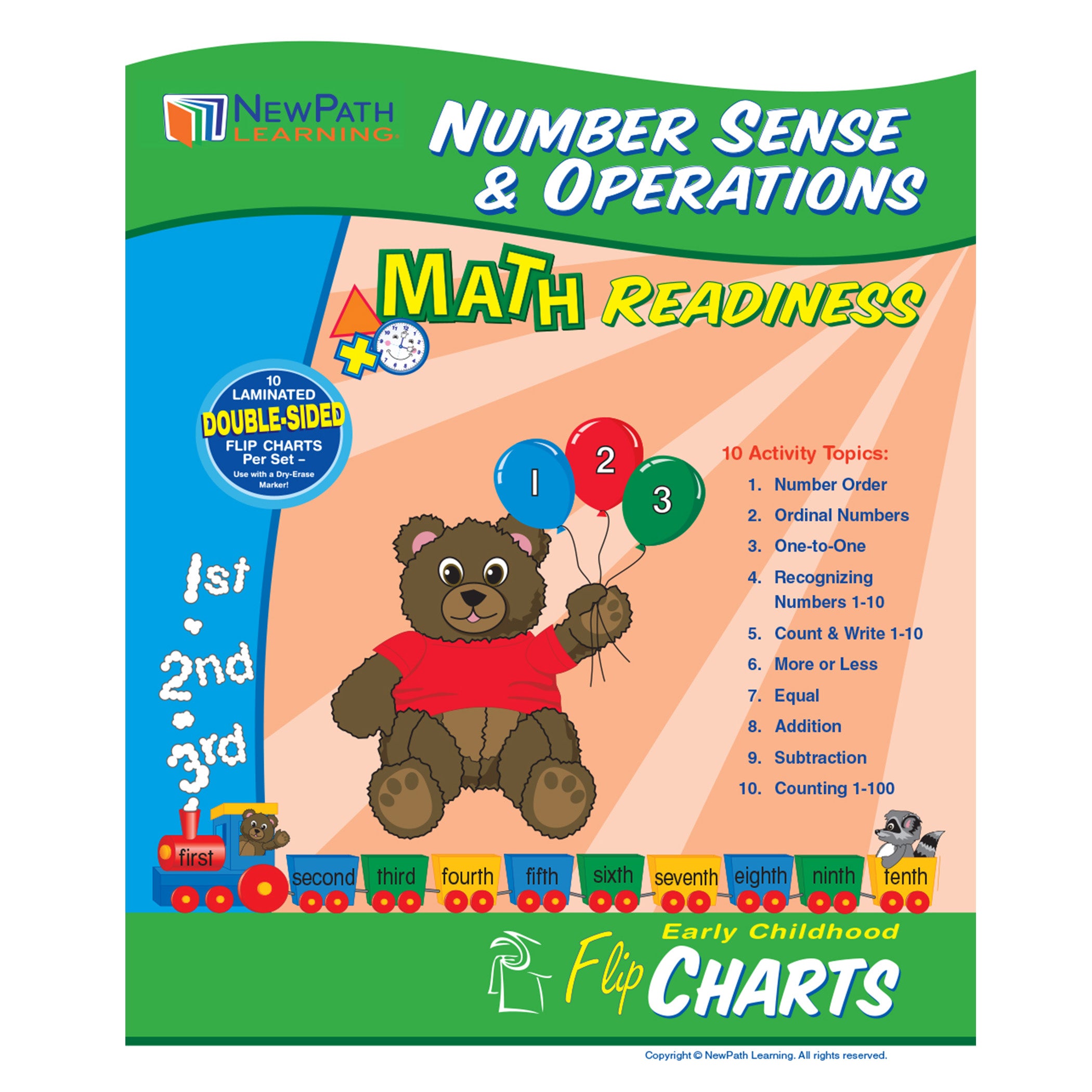 Number Sense Curriculum Mastery® Flip Chart, 10 Pages