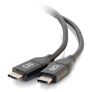 C2G USB Cable, USB 2.0 Cable, USB C to C Cable, Black, 3 Feet (0.91 Meters), Cables to Go 28827