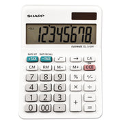 4-Key Memory, Sign Change, Backspace Key, Auto Power Off, Double Zero - 8 Digits - LCD - 1" Height x 3.4" Width x 4.8" Depth - White - Desktop - 1 Each