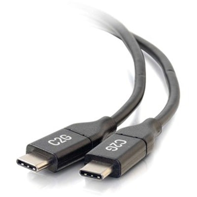 C2G - 757120288299 10-Feet USB-C to C Male to Male Cable - USB 2.0 - Black
