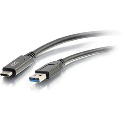 C2G USB-C to USB-a 3.2 Gen 1 (5Gbps) Cable M/M, 3', Black