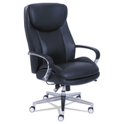 Black Seat Color - Gel, Memory Foam Seat Material - Black Back Color - High Back - 5-star Base - Bonded Leather - Armrest - 1 Each