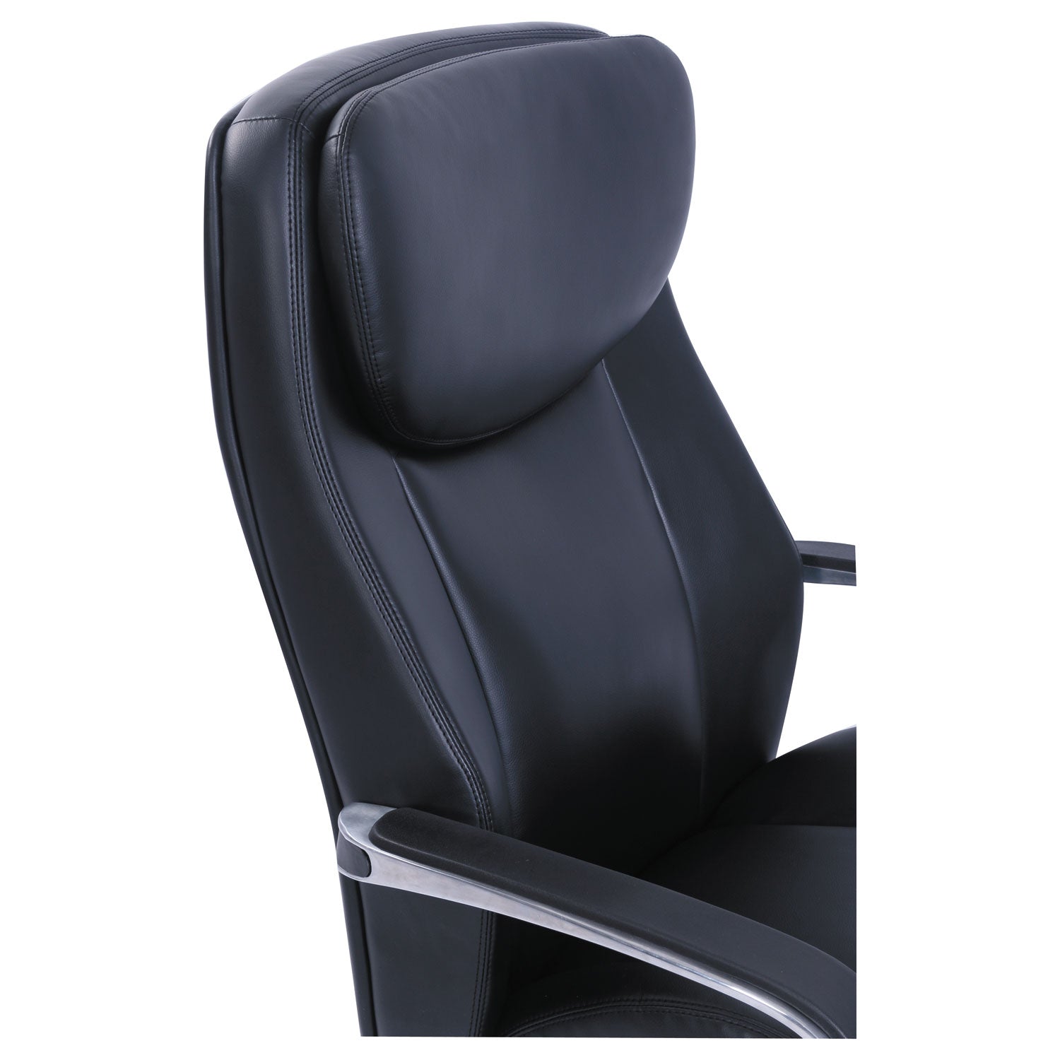 Black Seat Color - Gel, Memory Foam Seat Material - Black Back Color - High Back - 5-star Base - Bonded Leather - Armrest - 1 Each