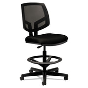 HON Volt Sitting Stool - Black Seat Color - Fabric Seat Material - Black Back Color - Mesh Back Material - Black Frame Color - Black - 1 Each