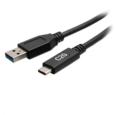 C2G 1ft USBC to USB Cable - M/M - C2G 1ft USB C to USB a Cable - SuperSpeed USB 5Gbps - M/M