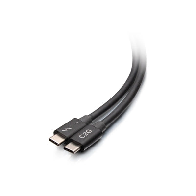 C2G 2.5ft (0.8m) Thunderbolt 4 USB-C Cable (40Gbps)