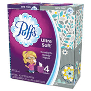 Puffs Ultra Soft Facial Tissue - 2 Ply - WhiteBox - 56/Box - 1 Pack