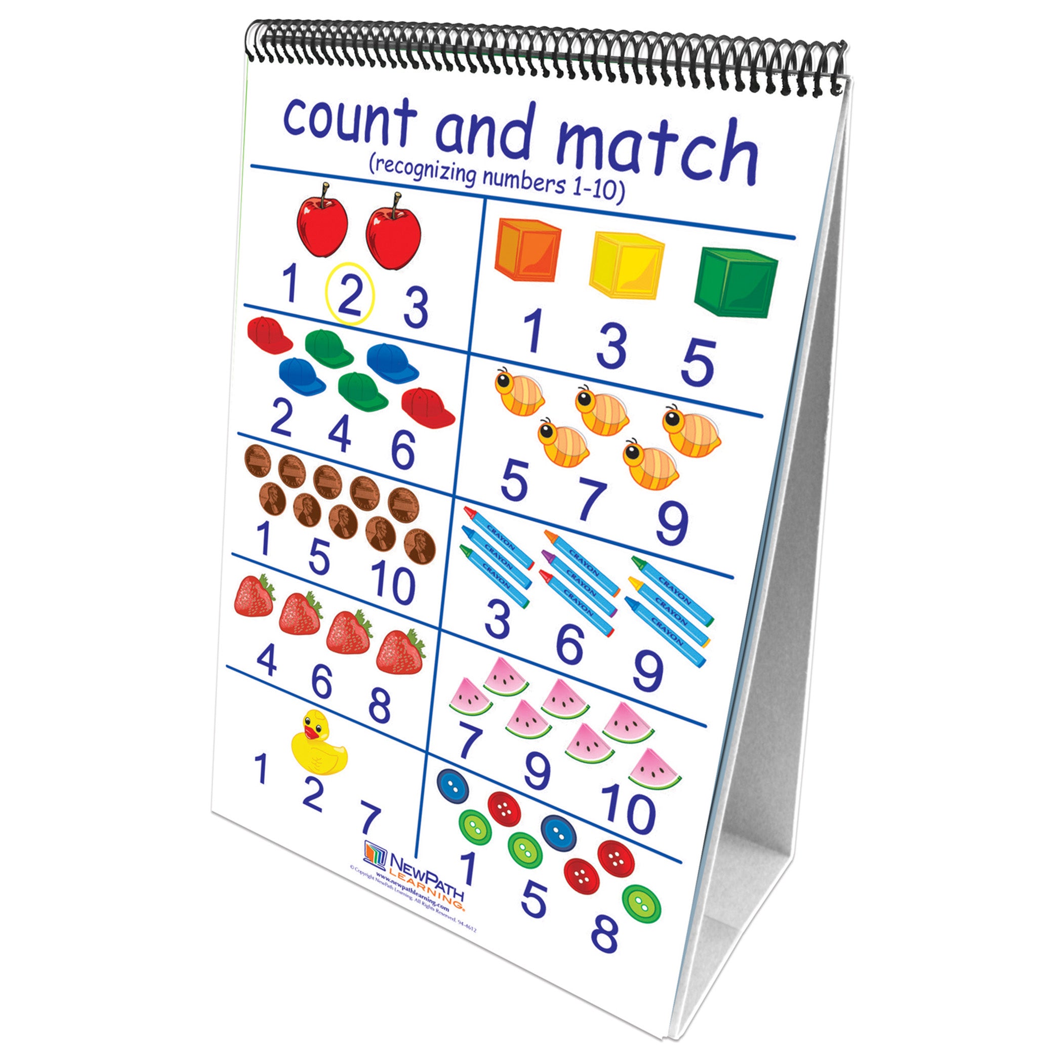 Number Sense Curriculum Mastery® Flip Chart, 10 Pages
