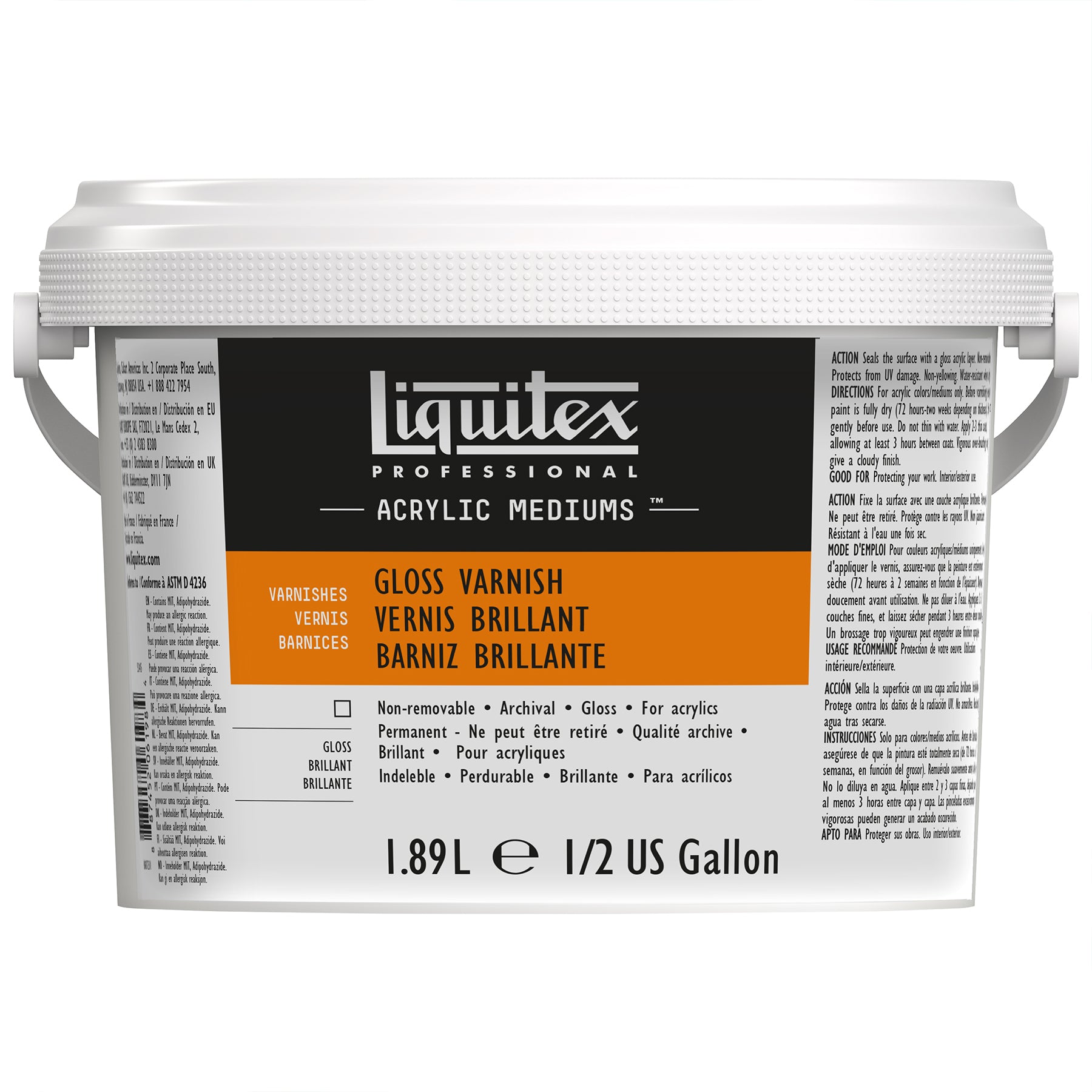 Gloss Varnish - 1.89L (½ gallon/64 oz)