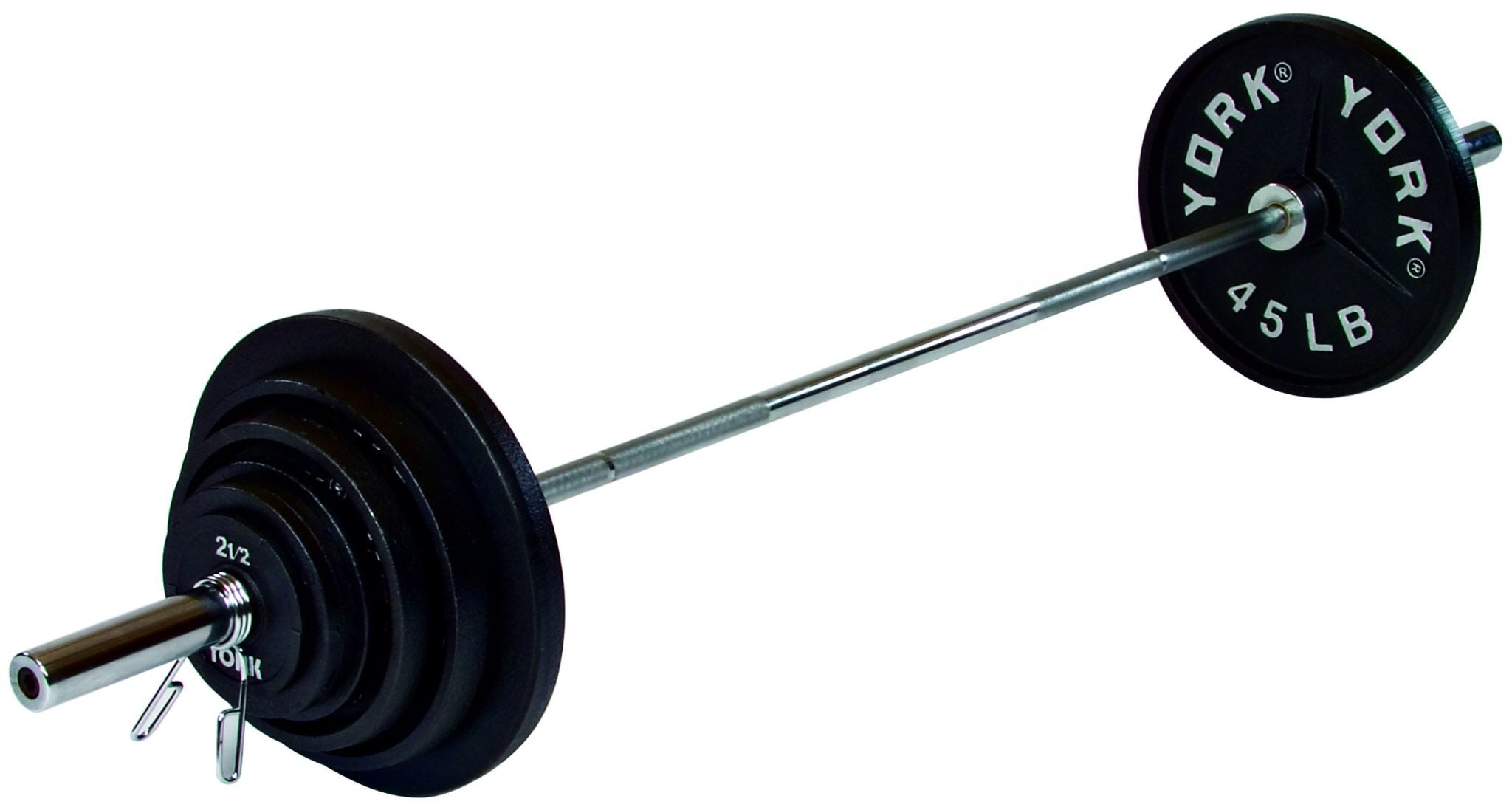 300 LB 2" Deep Dish Cast Iron Olympic Set