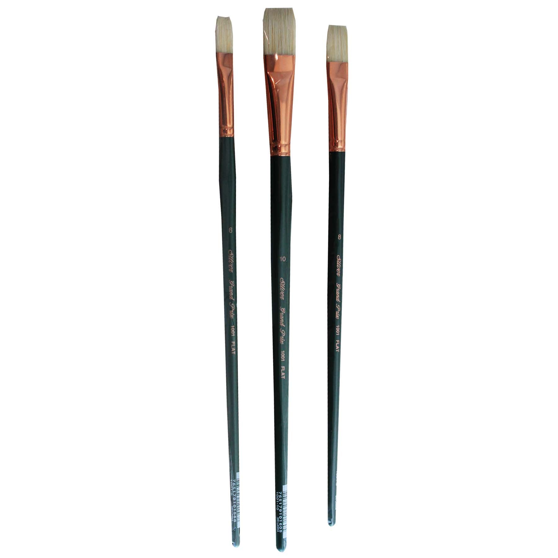Grand Prix Large Flats, 3 Brushes