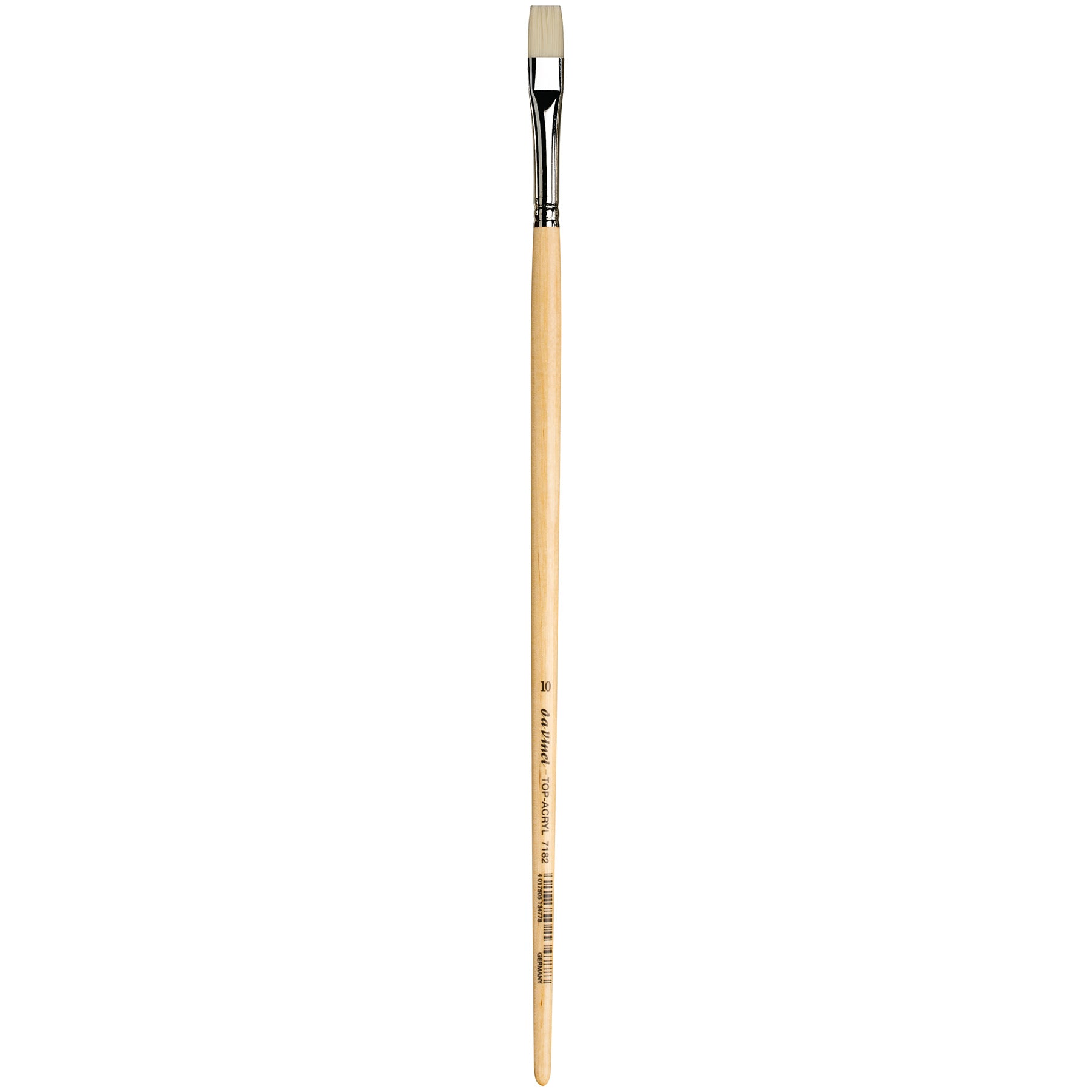 TOP-ACRYL Bright White Brush, Synthetic, Acrylic & Oil, Flat, Series 7182, Size 10
