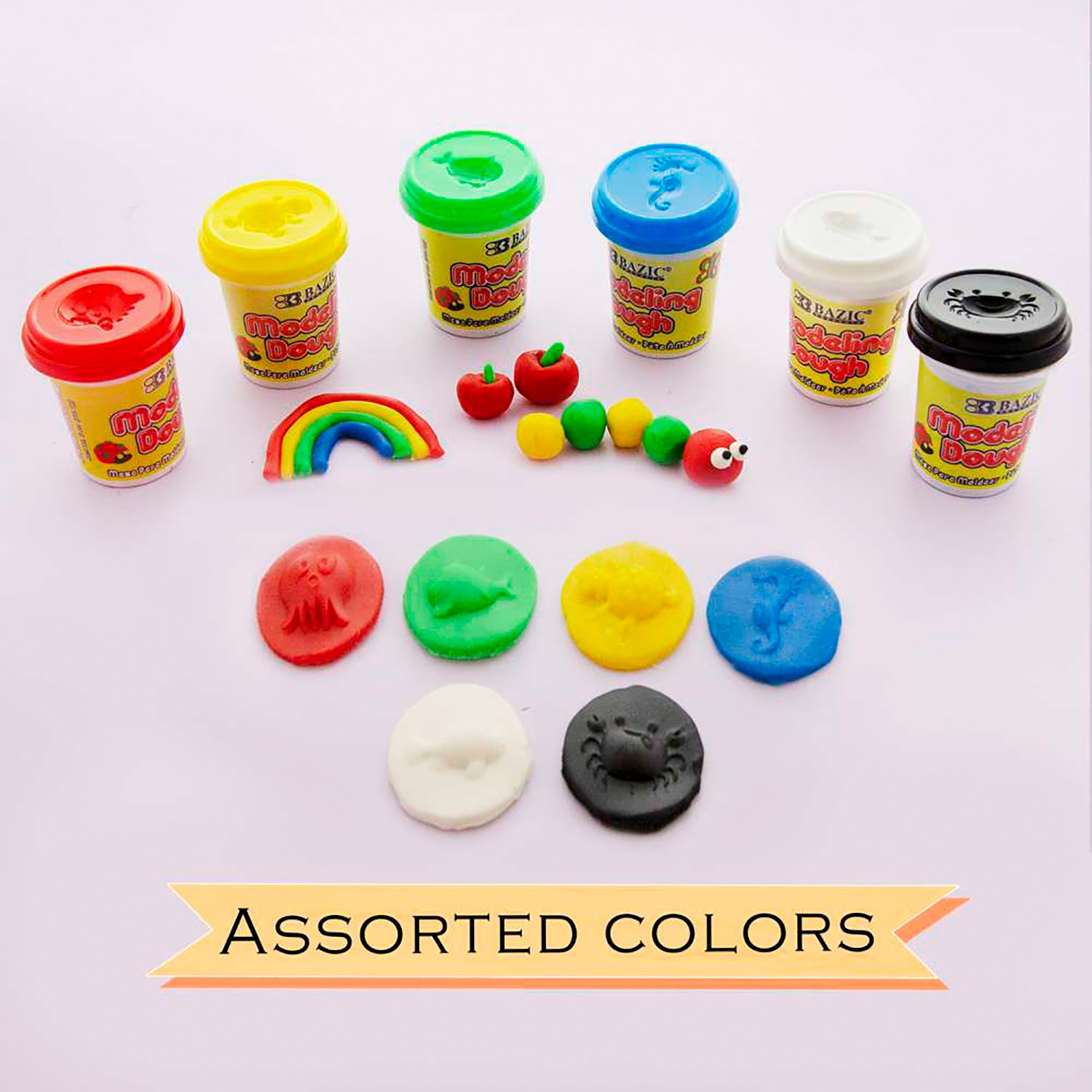 Modeling Dough, 2 oz. Multi Color, Pack of 6