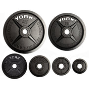 100 LB YORK 2" "Legacy"Cast Iron Precision Milled Olympic Plate