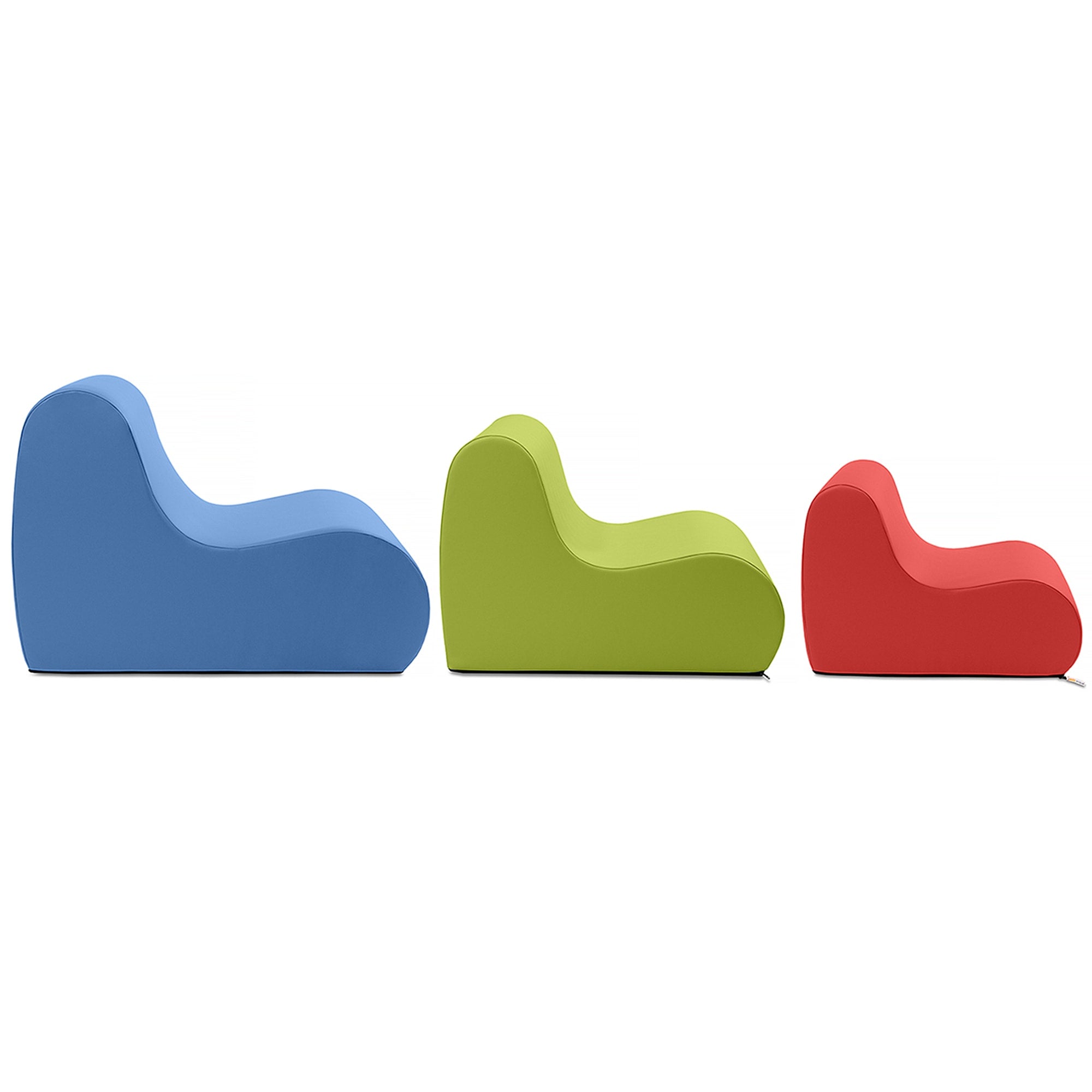 Jaxx Midtown Small Classroom Soft Foam Chair - Premium Vinyl Cover, Yellow