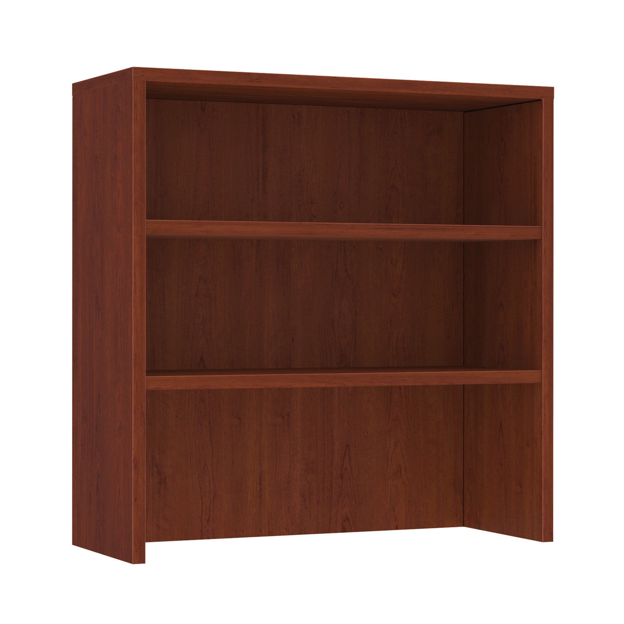 OfficeSource Laminate Open Hutch - 35.5" Wide - Cherry