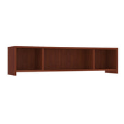 OfficeSource Laminate Open Wall Mounted Hutch - 71"W - Cherry