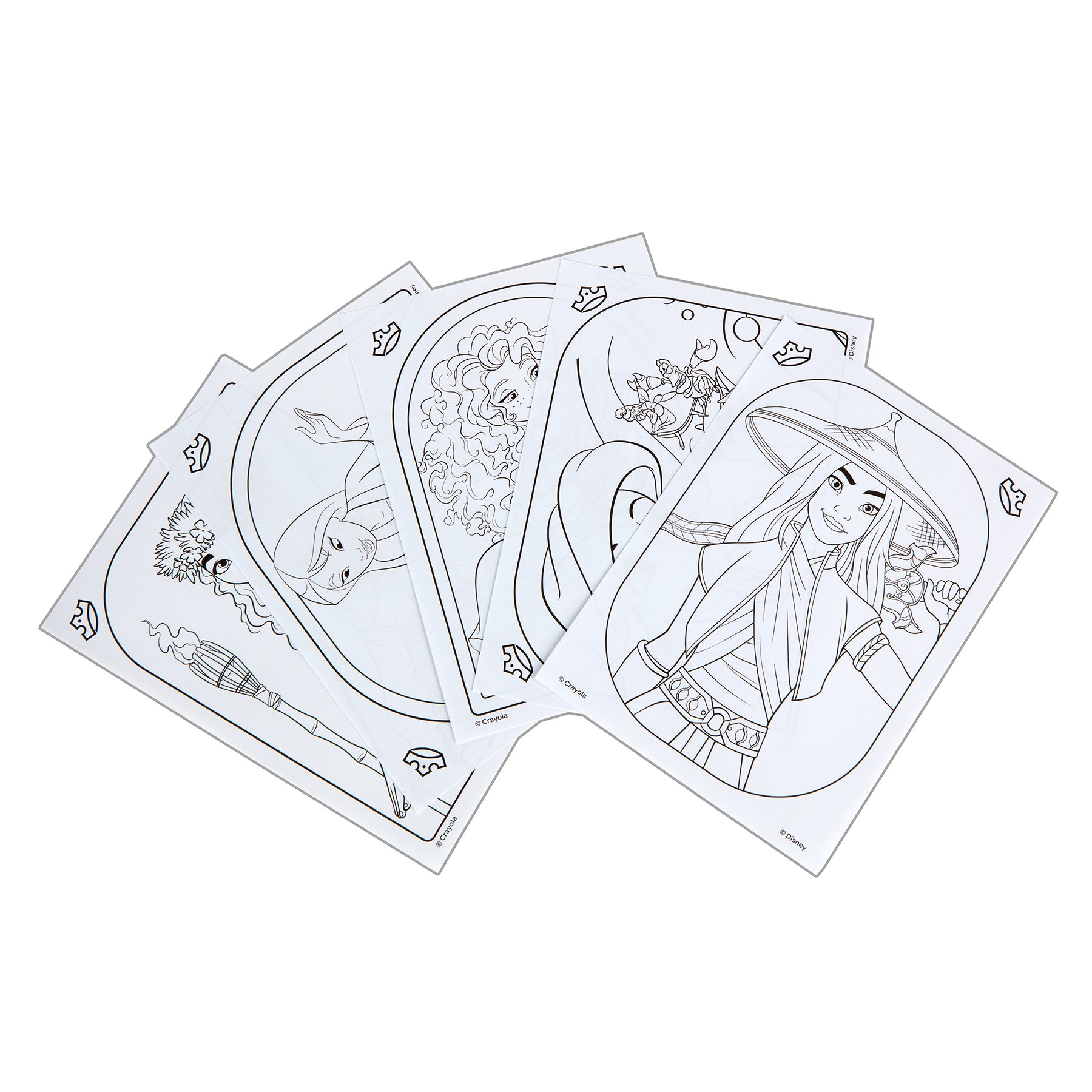 Disney Princess Color & Activity Set, 20 Coloring Book Pages & Stickers