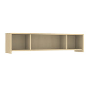 OfficeSource Laminate Open Wall Mounted Hutch - 71"W - Maple