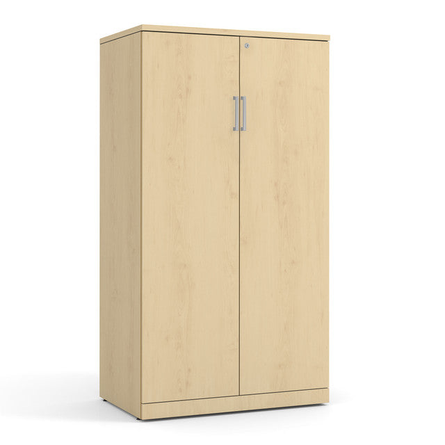 OfficeSource Storage & Wardrobe Cabinets Double Door Cabinet - Maple