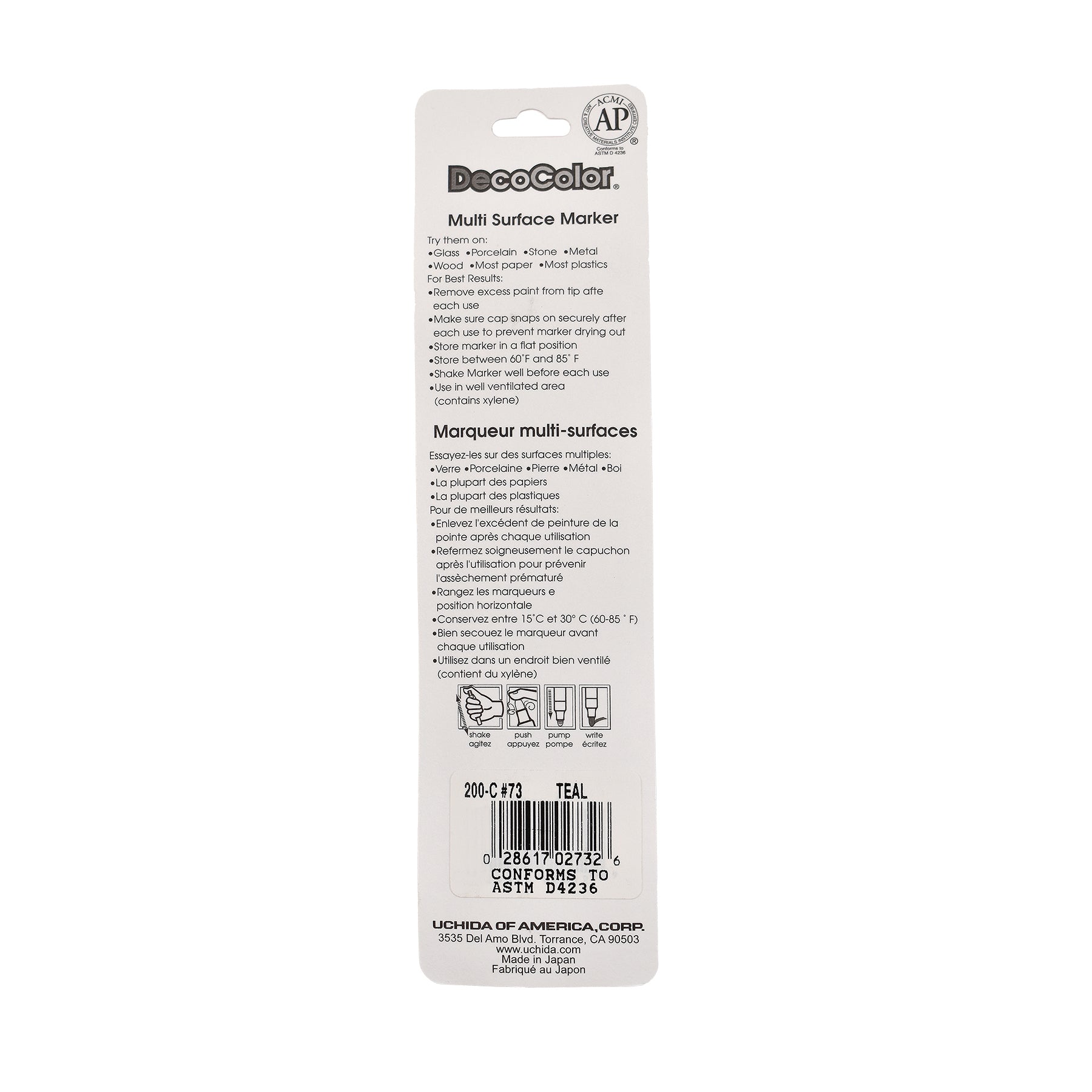 DecoColor® Paint Marker, Fine, 200-S, Teal #73