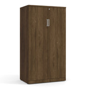 OfficeSource Storage & Wardrobe Cabinets Double Door Cabinet - Modern Walnut