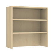 OfficeSource Laminate Open Hutch - 35.5" Wide - Maple