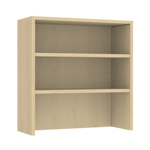 OfficeSource Laminate Open Hutch - 35.5" Wide - Maple