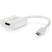 C2G USB 3.1 USB-C to HDMI Audio/Video Adapter - White (TAA Compliant)