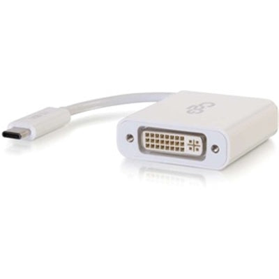 C2G USB C to DVI-D Adapter - 1 X Total Number of DVI (1 X DVI-D)