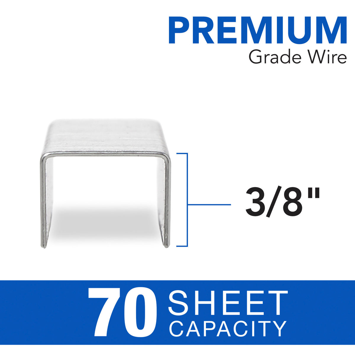 2500BX HGH CAP STAPLES 3/8 LEG LEN