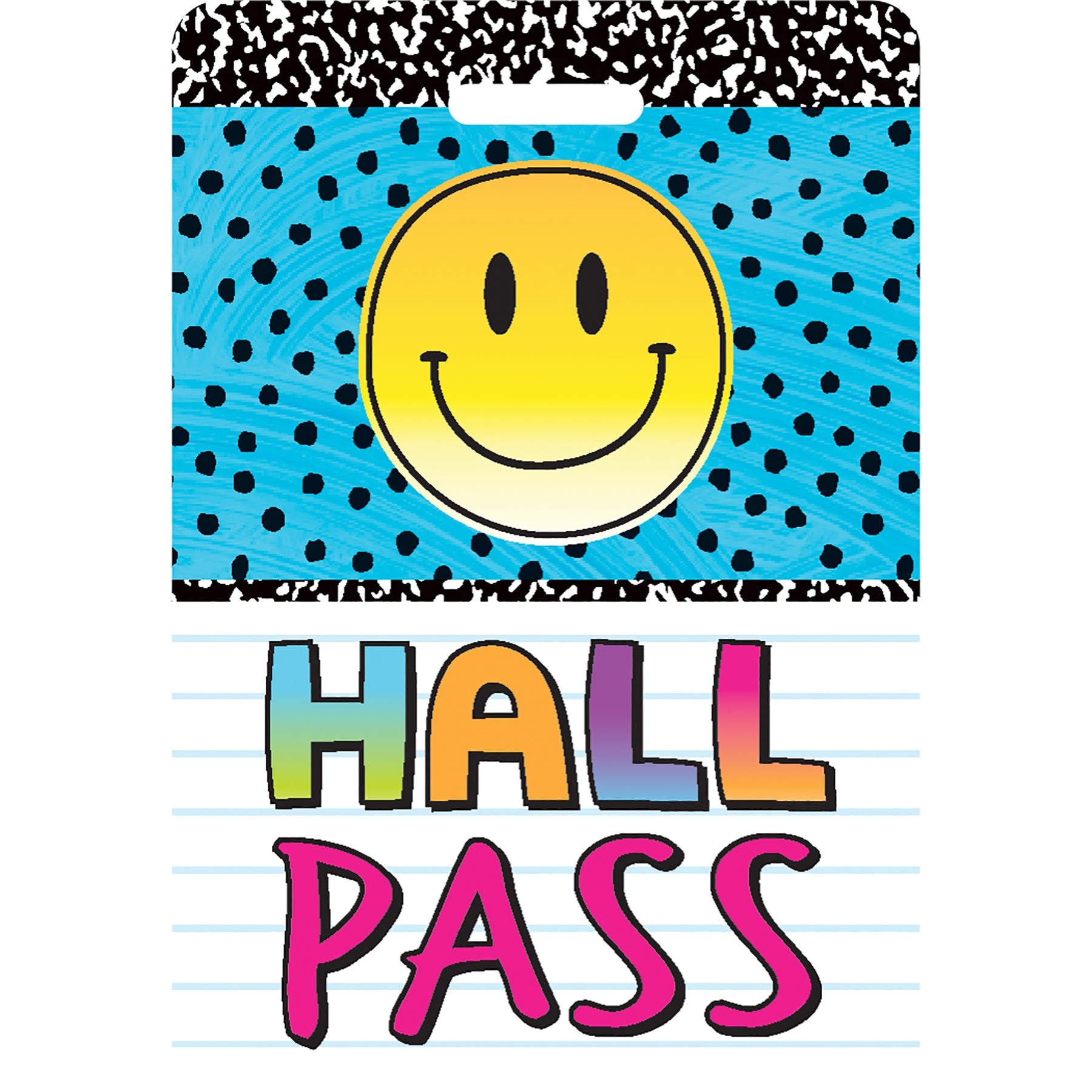 Brights 4Ever Hall Pass with Lanyard, Set of 4