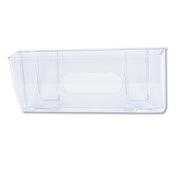Deflecto Magnetic DocuPocket - 1 Compartment(s) - 6.37" Height x 15" Width x 3" Depth - Clear - Plastic - 1 Each