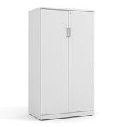 OfficeSource Storage & Wardrobe Cabinets Double Door Cabinet - White