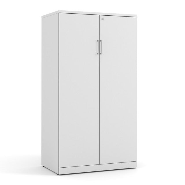 OfficeSource Storage & Wardrobe Cabinets Double Door Cabinet - White