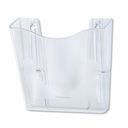 Deflecto Euro-Style DocuPocket - 1 Pocket(s) - 10" Height x 10.87" Width x 10.25" Depth - Clear - Plastic - 1 Each