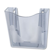 1 Pocket(s) - 10.25" Height x 10.87" Width x 4" Depth - Smoke - Plastic - 1 Each