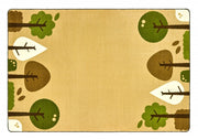 KIDSoft Tranquil Trees Decorative Rug Tan  - 4ft x 6ft - Rectangle - Tan